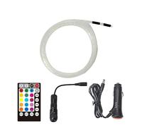 MZZYG Car Starlight Headliner Accessories 12V 60pcs Fiber Optic Star Light Kit Car LED Ceiling Light Headliner Decor Car Interior Decorative Atmosphere Lamp(60pcs 2M)