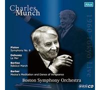 ŒN‚ª‘ãA¯ðŠø(•Ä‘‘‰Ì)Aƒhƒrƒ…ƒbƒV[:Œð‹¿ŽuŠCv ‘¼ (Piston: Sym.6A Debussy: La MerA Berlioz: Rakoczi MarchA Barber: Medea's Meditation and Dance of Vengeance/Charles MunchA BSO - 1960 Tokyo Live)