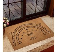 N/Ａ Door Mat Indoor LOTR Doormat Speak Friend And Enter Welcome Mat Doormat Decorhousewarming gifts home decor