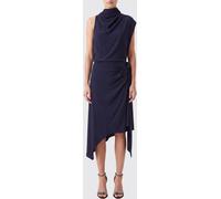 N° 21 One-Shoulder Midi Dress in Viscose with Asymmetrical Draping - Size: 40 - female