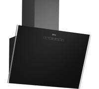 N 30 Wall-mounted cooker hood 60 cm clear glass black printed, Black D63IDK1S0B