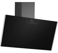 N 30 Wall-mounted cooker hood 80 cm clear glass black printed, Black D83IDK1S0B