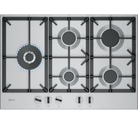 Neff T27CIS8N0 N70 75cm 5 Burner Gas Hob in Stainless Steel Wok Burner