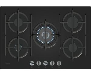 N 70 Gas hob 75 cm Tempered glass, Black T27PIQ4S0