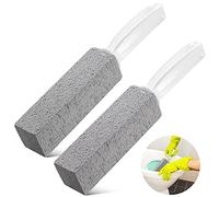 N A 2PCS MSUN Premium Toilet Bowl Cleaning Stone with Handle, Pumice Stone Toilet Bowl Cleaner, Easy to Remove Unsightly Toilet Rings, Tile, Toilets, Sinks, Bathroom, Bathtubs, Hardwater, Lime, Rust