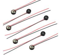 N/A 4015 38dB Microphone Electret Microphone 4 mm x 1.5 mm Cylinder Capacitor MIC with Wires for PCB 30 Pieces