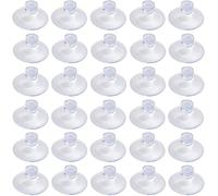 N\A 50 Pcs Suction Cups Mushroom Head Cup Suction Pads 20mm Clear PVC Rubber Sucker Pads Without Hooks/Extra Strong Adhesive Suction Holder