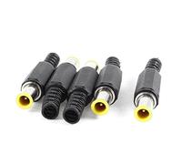 N/A 5pcs DC Cable Jack Power Male Connector 6 mm x 1 mm x 9 mm