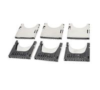N/A 6 Pcs DIY Spring Loaded SD Memory Card Sockets Connectors Slot