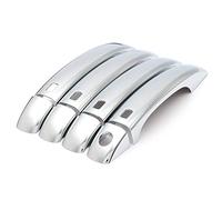 N /A ABS Chrome Exterior Door Handle Cover Trim For Audi Q5 2009-2013 A4 B8 S4 A5 2008-2011 LHD 4pcs