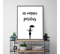 N / A Canvas decorative prints In Poster Canvas Art Prints, Gilmore Girls Tv Show Quotes Canvas Painting Black White Picture Home Wall Art Decor-40x60cm