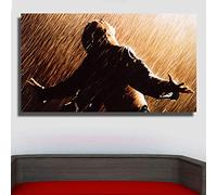 N / A Canvas decorative prints Posters Frameless man Caught in the Rain Oil Painting Canvas Print Wall Pictures for Living Room Bedroom-60x80cm