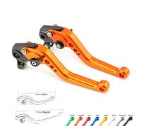 N/A Generic Brake Clutch Levers for Honda CBR500R CB500F CB500X 2013-2021, CBR300R CB300R CB300F 2014-2021 Motorcycle Left Right Short/Long Handle Leavers (Orange,Short)