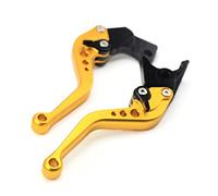 N/A Generic Brake Clutch Levers for Honda CBR500R CB500F CB500X 2013-2021, CBR300R CB300R CB300F 2014-2021 Motorcycle Left Right Short/Long Handle Leavers (Gold,Short)