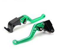 N/A Generic Brake Clutch Levers for Honda MSX125/GROM/SF 2013-2022, Monkey Z125 2019-2021, CB125F CB125R 2019-2020 Motorcycle Left Right Short/Long Handle Leaver (Green,Short)