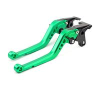 N/A Generic Brake Clutch Levers for Honda MSX125/GROM/SF 2013-2022, Monkey Z125 2019-2021, CB125F CB125R 2019-2020 Motorcycle Left Right Short/Long Handle Leaver (Green,Long)