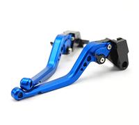 N/A Generic Brake Clutch Levers for Honda MSX125/GROM/SF 2013-2022, Monkey Z125 2019-2021, CB125F CB125R 2019-2020 Motorcycle Left Right Short/Long Handle Leaver (Blue,Long)