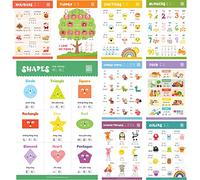 N/A/ Learn Chinese for Kids Poster Set. Bilingual with Chinese-English. For Babies, Kids, Toddlers, and Preschoolers. Learning Videos Included. With Traditional Chinese and Zhuyin.