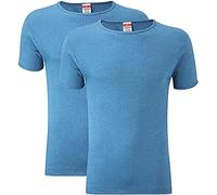 'N/A' Men's Thermal T Shirt Base Layer Top - Lightweight Jumper, Warm Underwear Base Layer & Quick Drying Sweatshirt, Great for Winter Pack of 2 (XXL, Blue)