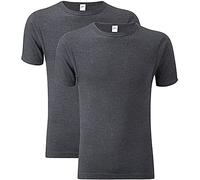 'N/A' Men's Thermal T Shirt Base Layer Top - Lightweight Jumper, Warm Underwear Base Layer & Quick Drying Sweatshirt, Great for Winter Pack of 2 (XXL, Charcoal)