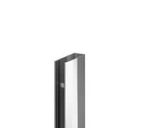 N/A Pacco Polished 1850mm Decorative End Profile | Chrome | Aluminium | 8mm