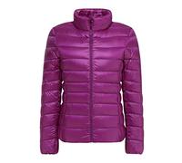 N A Puffer Jacket Ladies Down Jacket White Puffer Jacket Oversized Puffer Jacket Lightweight Down Jacket Womens Waterproof Ladies Jacket Puffer Jacket with Hood Ladies Puffer Jacket Purple 4XL
