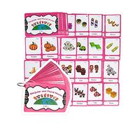 N/A Singular and Plural Nouns Flashcards Pocket Card Building Vocabulary Homeschool Kindergarten Classroom Supplies (5.35 x 3.62 inch)