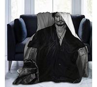N A Super-Soft Sofa Blanket Johnny Depp Micro Fleece Blanket,Suitable for Sofa Blankets for Adults and Children, Bed Blankets 60"" x50