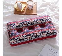 N/A Three-Hole Ear Pillow, Side Sleeping Pillow, Ear Protection Pillow Buckwheat Shell Pillow Core, Hollow Pillows for Ear Pain And Sore Ears,E