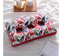 N/A Three-Hole Ear Pillow, Side Sleeping Pillow, Ear Protection Pillow Buckwheat Shell Pillow Core, Hollow Pillows for Ear Pain And Sore Ears,D