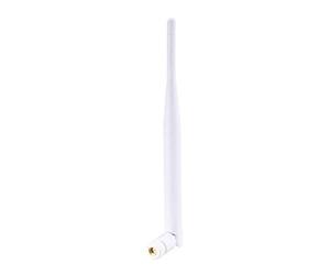 N/A WiFi Antenna 5dBi High Gain 2400-2500MHz SMA Male Connector Omni Direction 195 mm Folding Compatible with Bluetooth/Zigbee Antenna White