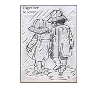 N|A Yuanshenortey Silicone Stamps Together Forever for Love Card Making Clear Stamp Valentine Scrapbooking Embossing Stencil DIY Card Decoration
