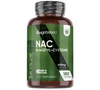 N-Acetyl Cysteine (NAC) 600mg 180 Capsules WeightWorld UK