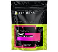 N-Acetyl Cysteine (NAC) 600mg | Daily Support Supplement | 2-Month Supply | 120 Vegan Capsules | UK-Made Supplement | Boost Immunity, Improve Respiratory Health, Reduce Inflammation | Fitimins