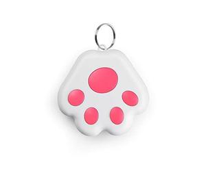 N+B GPS Pet Cat Dog Tracker, Mini Anti-Lost Waterproof Bluetooth Locator, Accessories, Smart Wireless Tracker Finder for Suitcase Key Wallet Importan Item Anti Theft Alarm Tracking Devices (Pink)