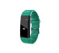 N+B USB Charge Smart Band,Bluetooth Waterproof Smart Watch with 0.96 inches Touch Screen, Step Counting, Call Reminder, Automatic Sleep Monitoring, Remote control, for Men Women Kids (GREEN)