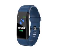 N+B USB Charge Smart Band，Bluetooth Waterproof Smart Watch with 0.96 inches Touch Screen, Step Counting, Call Reminder, Automatic Sleep Monitoring, Remote control, for Men Women Kids (BLUE)