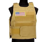 N / C Tactical Vest, Paintball Airsoft Vest,Adjustable Shoulder/Waist Straps, For Camping CS Hiking Outdoor Hunting