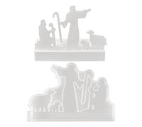 N Casting Mold, Silicone Jesus Mold | Jesus Statues Casting Mould Reusable | Easy Release Molds Epoxy Resin Casting Mold, Beginner Friendly Art for Chocolate, Cake