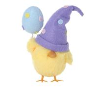 N Chick Ornaments, Decorative Chick Ornaments, Soft Chick with Hat Table Figure - Funny Photo Props, Party Accessories for Fireplace, Cabinets, Desk