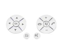 N Compatible With Benz C E Class W204 W212 Car Steering Wheel Button Door Unlock Memory Button Window Lift Button Sticker Accessories(A Model)
