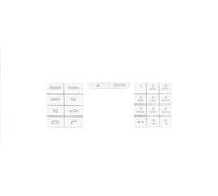 N Compatible with Benz for GLA X156 2013 2014 2015 2016 2017 2018 2019 Center Console CD Multimedia Buttons Decals Trim(C)