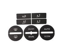 N Compatible with Passat 2005 2006 2007 2008 2009 2010 Car Center Console A/C Climate Control Button Worn Repair Kit Decals Stickers