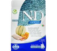 N&D OCEAN CAT COD, SHRIMP, PUMPKIN AND CANTALOUPE MELON KITTEN 300 GR