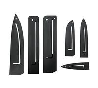 N-D Universal Knife Protection Blade Protection Knife Protection - Knife Bag 6 Different Sizes in Cabinets Drawers Placed for Bread Knife Ham Knife Vegetable Semi-Knife Chef's Knife Pack of 6
