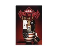 N.E.R.D. Fly Or Die Print Album Cover Signed Limited Poster,Music Cover Posters,Pop Hip Hop Rap Singer Star Music Poster Aesthetic Canvas Wall Art for Girl And Boy Teens Dorm Decor 08x12inch(20x30cm)