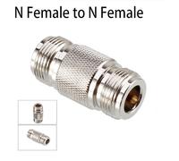N Female to N Female Adapter for Helium Antenna Cable, Gold-Plated Copper, PTFE Insulator, -20°C to +80°C Operating Temperature