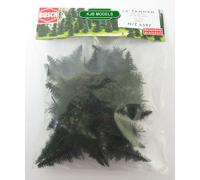 N Gauge BUSCH 6597 Trees - 50 Budget Fir Trees 30mm - 50mm Model Railway Scenery
