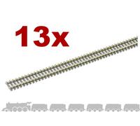 N gauge flexible wooden sleeper track (nickel silver rail) Peco SL-300 - 914mm