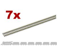 N gauge flexible wooden sleeper track (nickel silver rail) Peco SL-300 - 914mm